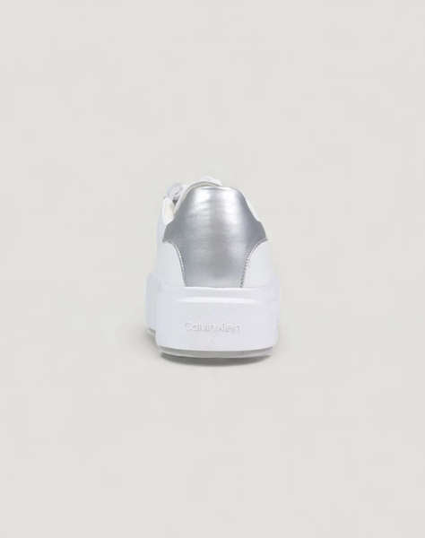 CALVIN KLEIN JEANS FLATFORM LACE UP LTH MET MG