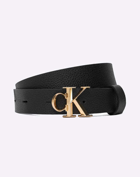 CALVIN KLEIN JEANS FACET CK BUCKLE PEBBLE STRAP 25M