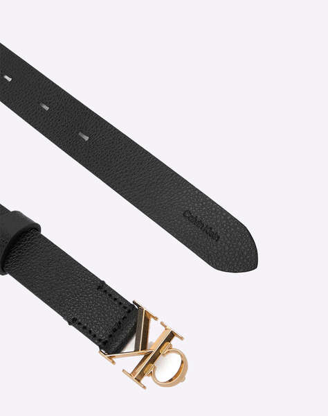 CALVIN KLEIN JEANS FACET CK BUCKLE PEBBLE STRAP 25M