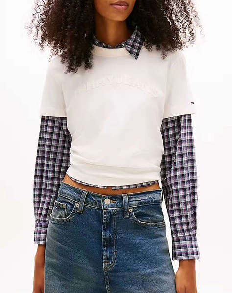 TOMMY JEANS TJW REG GMD VARSITY SS TEE