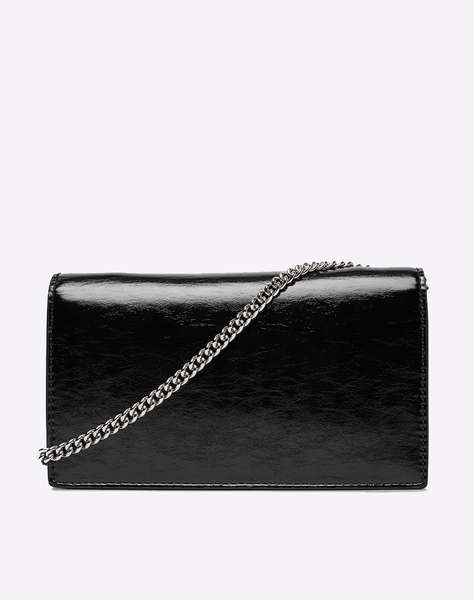 CALVIN KLEIN JEANS CK METALLIC WALLET ON CHAIN
