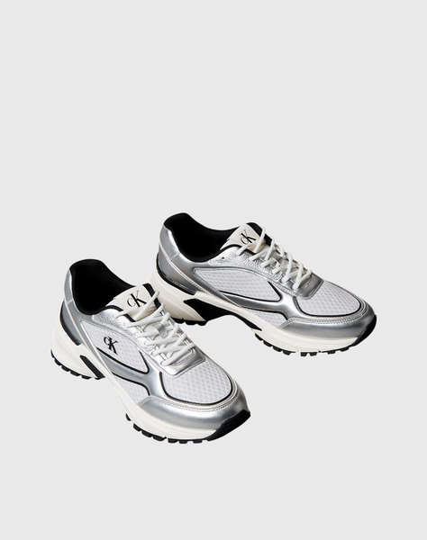 CALVIN KLEIN JEANS HIKE RUNNER LACEUP MESH MIX MET