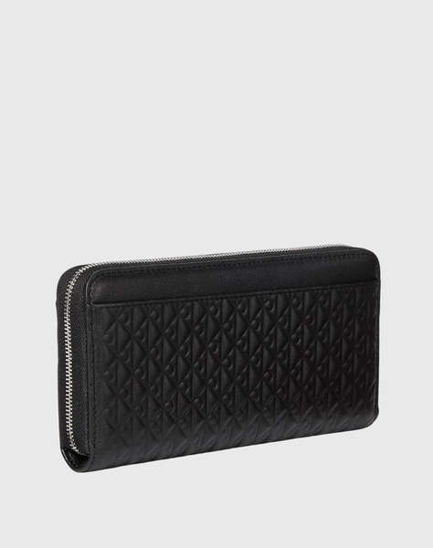 CALVIN KLEIN JEANS EMBOSSED AOP LONG ZIP AROUND