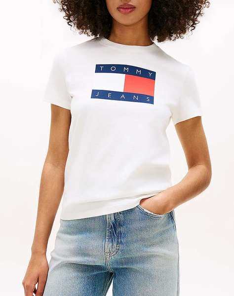 TOMMY JEANS TJW REG TJ FLAG SS TEE