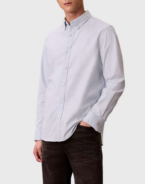 CALVIN KLEIN JEANS LS SOLID OXFORD CLASSIC SHIRT