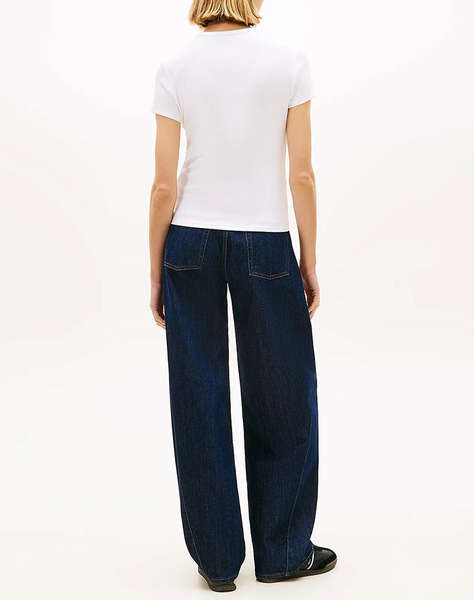 TOMMY JEANS TJW SLIM ESSENTIAL RIB SS EXT