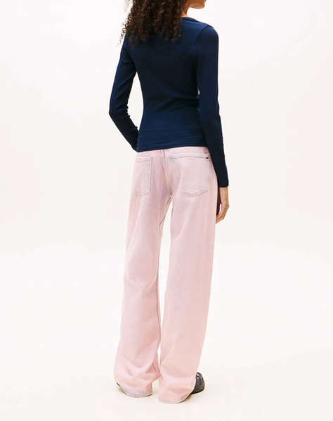 TOMMY JEANS TJW SLIM ESSENTIAL RIB V LS