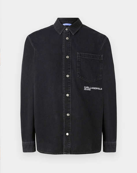 KARL LAGERFELD JEANS KLJ REG DENIM SHIRT