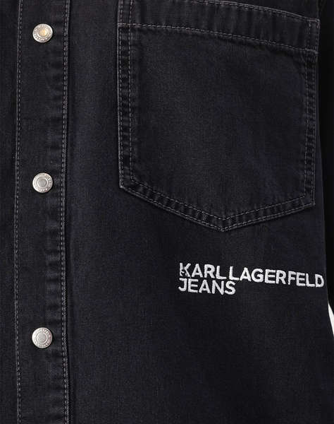 KARL LAGERFELD JEANS KLJ REG DENIM SHIRT