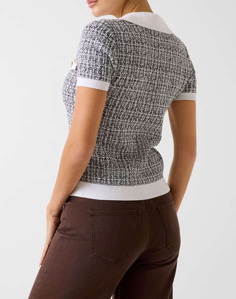 GUESS SS VN COLLAR ANNABELLE SWTR ДАМСКА ТЕНИСКА