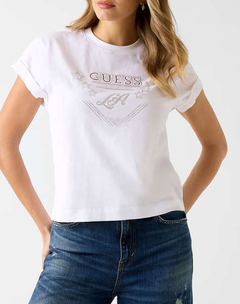 GUESS SS CN LA STARS TEE ДАМСКА БЛУЗА