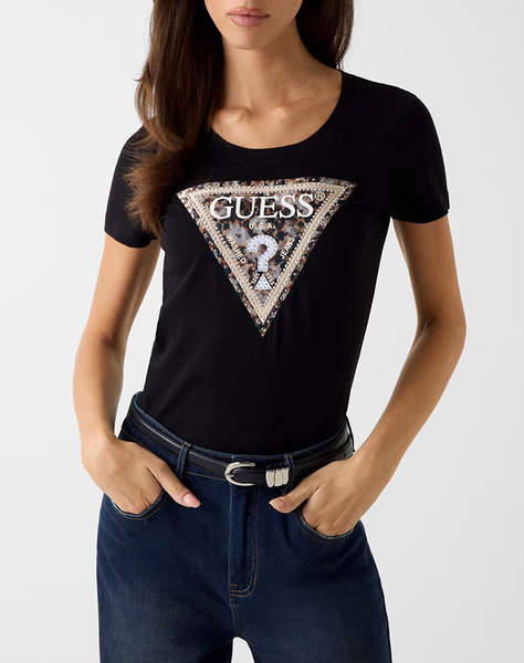 GUESS SS CN LEO TRIANGLE TEE ДАМСКА БЛУЗА