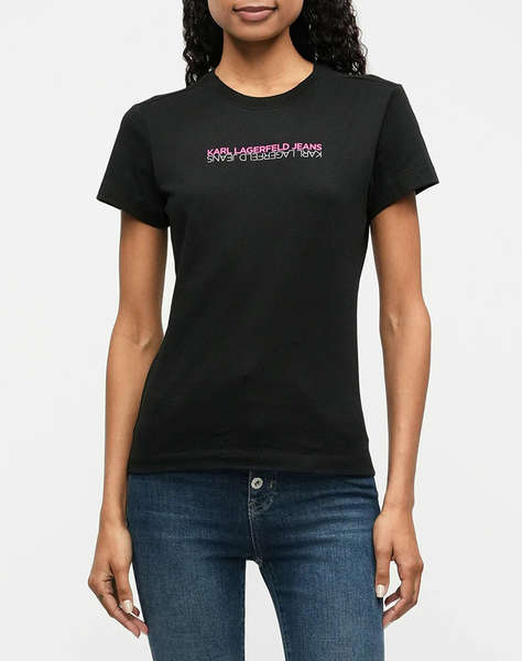 KARL LAGERFELD JEANS KLJ SLIM SS REFLECTION TEE