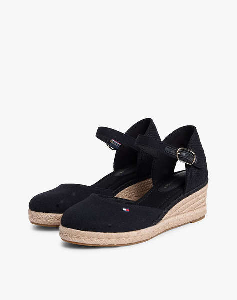 TOMMY HILFIGER MID WEDGE ESPAD CLOSED TOE