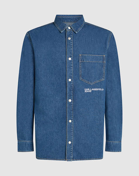 KARL LAGERFELD JEANS KLJ REGULAR DENIM SHIRT