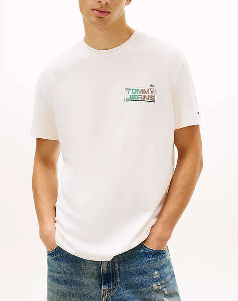 TOMMY JEANS TJM REG TJ GYM BLOCK SS TEE EXT