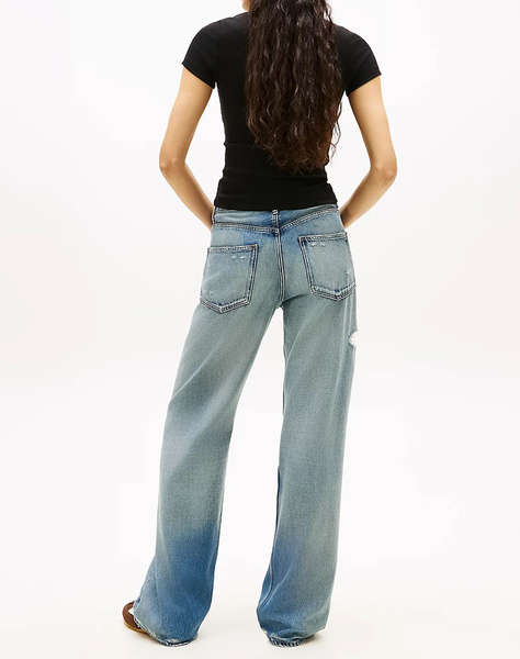 TOMMY JEANS TJW SLIM BADGE RIB TEE