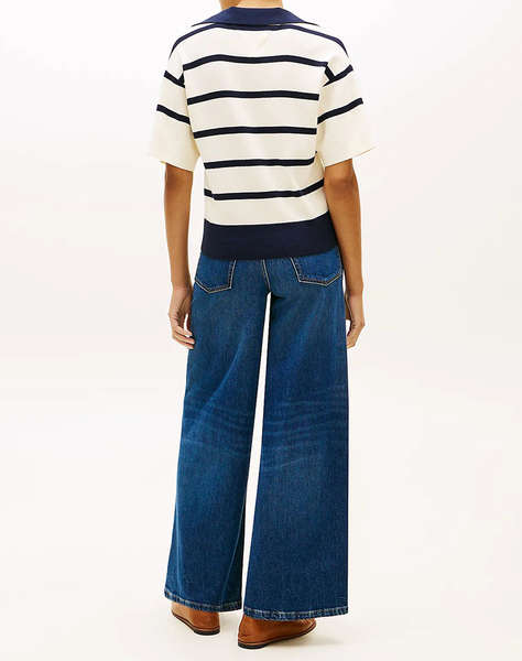 TOMMY HILFIGER MINI STP CO OPEN POLO SS SWT