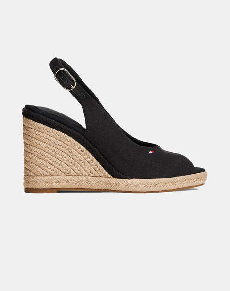 TOMMY HILFIGER FLAG HIGH WEDGE ESPAD SLINGBACK