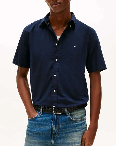 TOMMY HILFIGER FLEX POPLIN SOLID S/S SHIRT