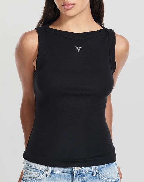 GUESS TINA RIBS TANK TOP ДАМСКА БЛУЗА