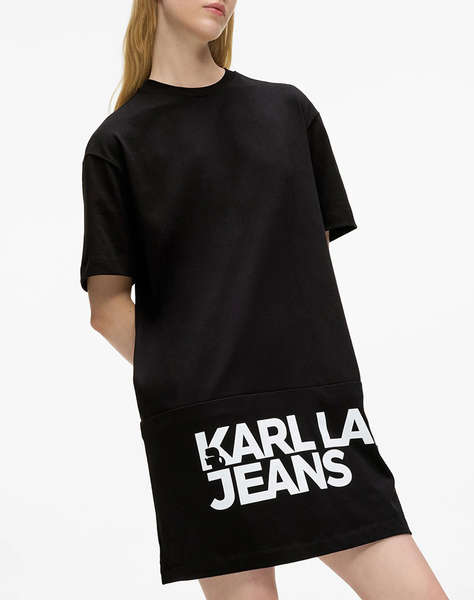 KARL LAGERFELD JEANS KLJ LOGO TEE DRESS