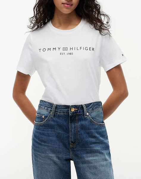 TOMMY HILFIGER REG CORP LOGO C-NK SS