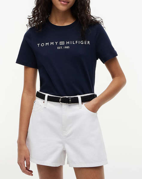 TOMMY HILFIGER REG CORP LOGO C-NK SS