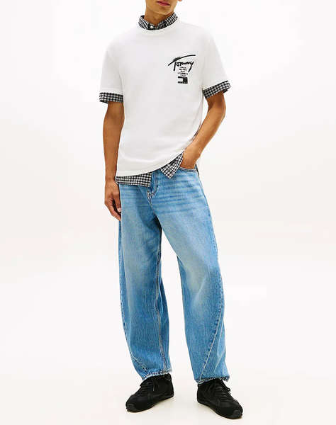 TOMMY JEANS TJM REG CITY SIGN SS TEE EXT