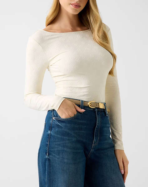 GUESS LS SCOOP BACK NADENE TOP ДАМСКА БЛУЗА