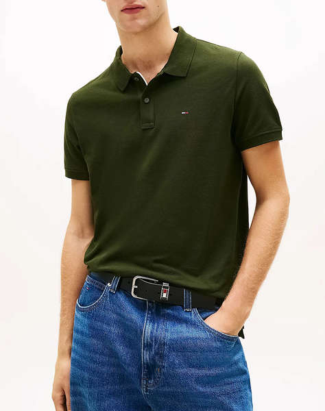 TOMMY JEANS TJM SLIM PLACKET POLO EXT