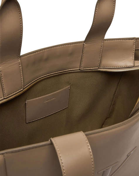 CALVIN KLEIN RAISED CK MEDIUM TOTE