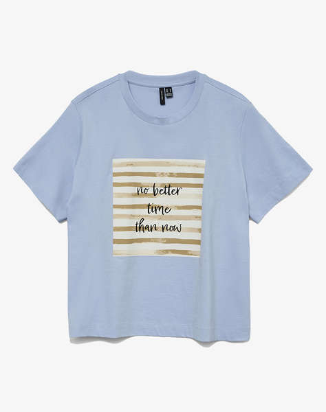 VERO MODA VMVIVIAN METTE SS TOP BOX JRS