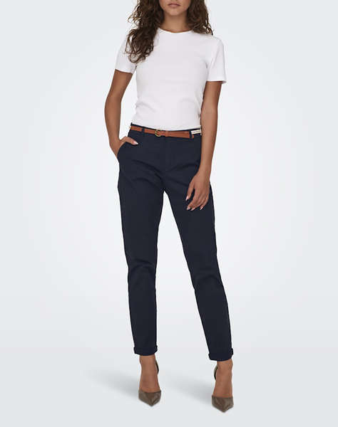 ONLY ONLBIANA MW COTTON BELT CHINO PNT NOOS