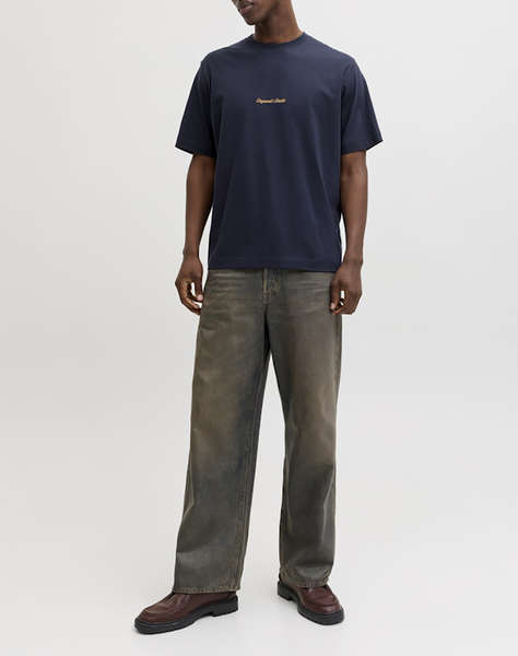 JACK&JONES JORNORREBRO EMB TEE SS CREW NECK NOOS