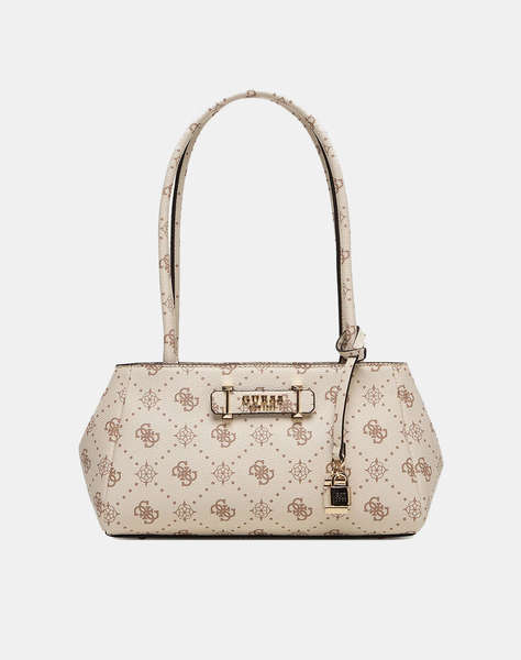 GUESS CARRIE LOGO GRLFND SHLDR STCHL ДАМСКА ЧАНТА