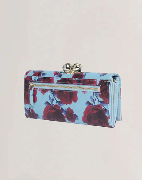 TED BAKER ELLRIE Large Rose Print Bobble Purse