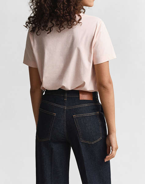 GANT БЛУЗА KMREG SHIELD SS V-NECK T-SHIRT.