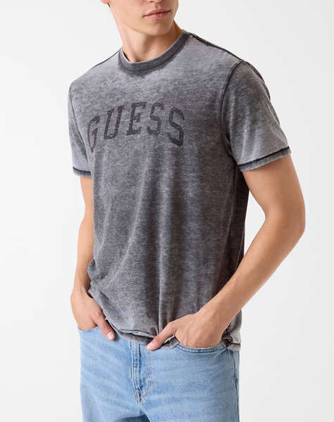GUESS SS BSC MARINE LOGO TEE MEN''S BLOUSE