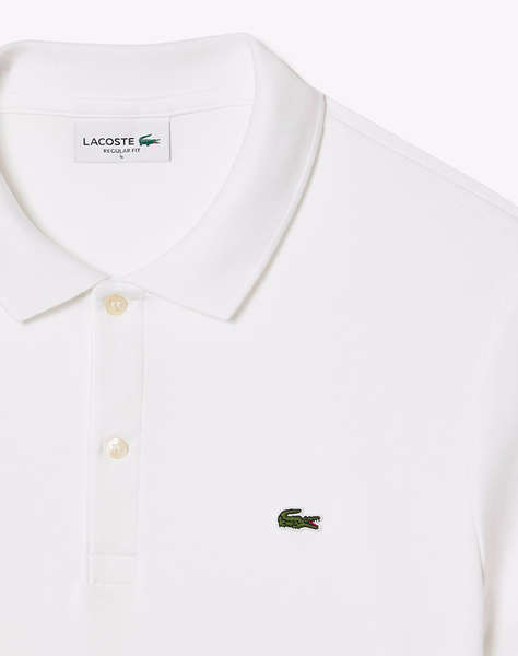 LACOSTE БЛУЗА KMSHORT SLEEVED RIBBED COLLAR SHIRT