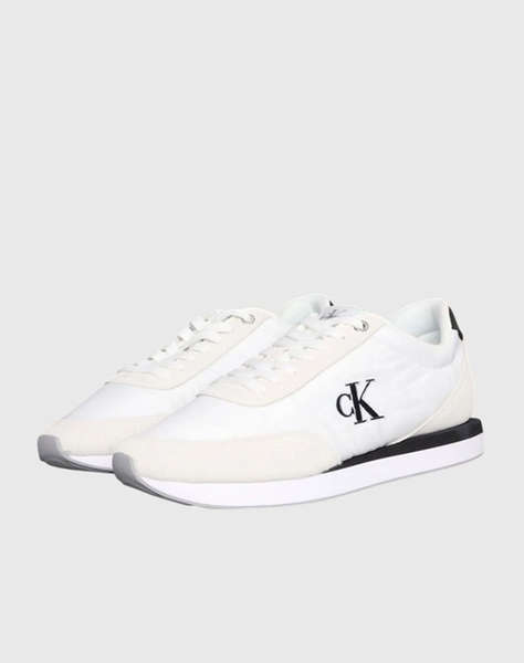 CALVIN KLEIN RETRO RUNNER LACE UP NYLON MG