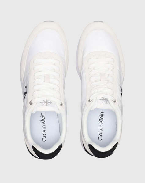 CALVIN KLEIN RETRO RUNNER LACE UP NYLON MG