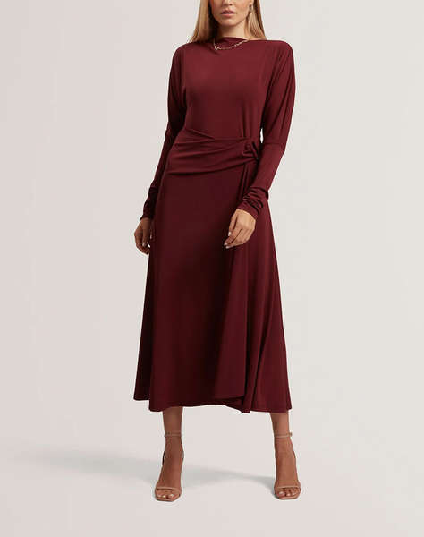 TED BAKER RALHAA Wrap Jersey Midi dress