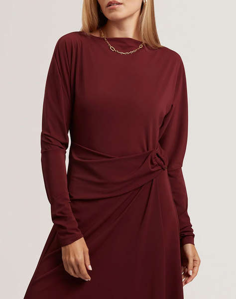 TED BAKER RALHAA Wrap Jersey Midi dress