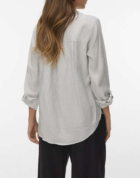 VERO MODA VMKAJA LS V-NECK FOLD-UP TOP WVN