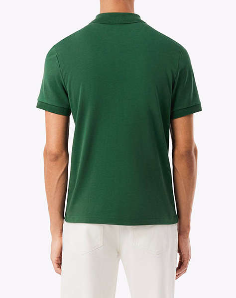 LACOSTE БЛУЗА KMSHORT SLEEVED RIBBED COLLAR SHIRT
