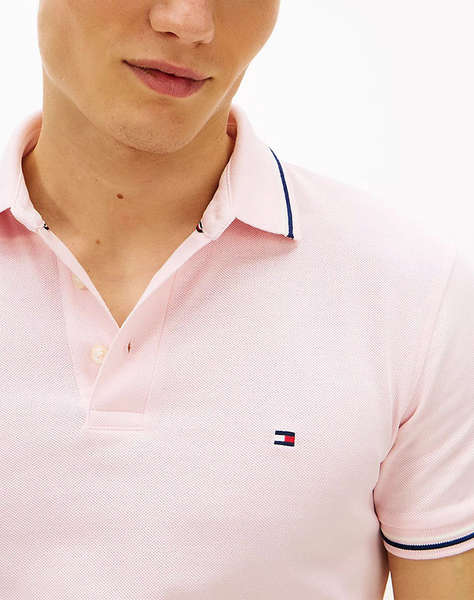 TOMMY HILFIGER TIPPED SLIM FIT SEASONAL POLO