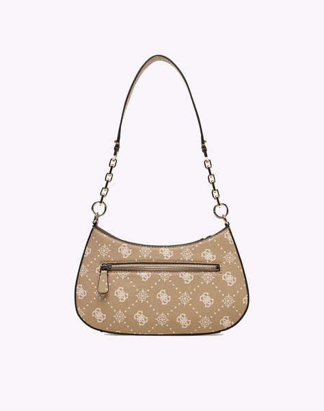 GUESS CARRIE LOGO TOP ZIP SHLDR BAG ДАМСКА ЧАНТА