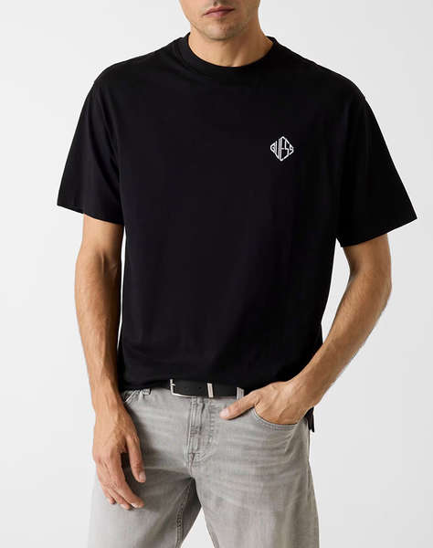 GUESS SS CN DIAMANTE LOGO TEE MEN''S BLOUSE