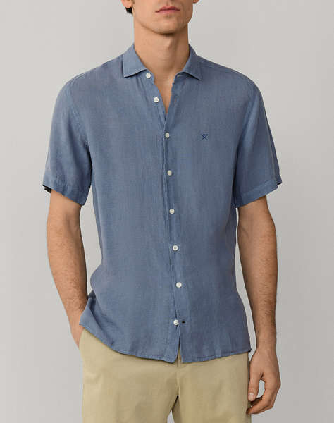 HACKETT ESSENTIALS GMD LINEN SS MEN''S SHIRT